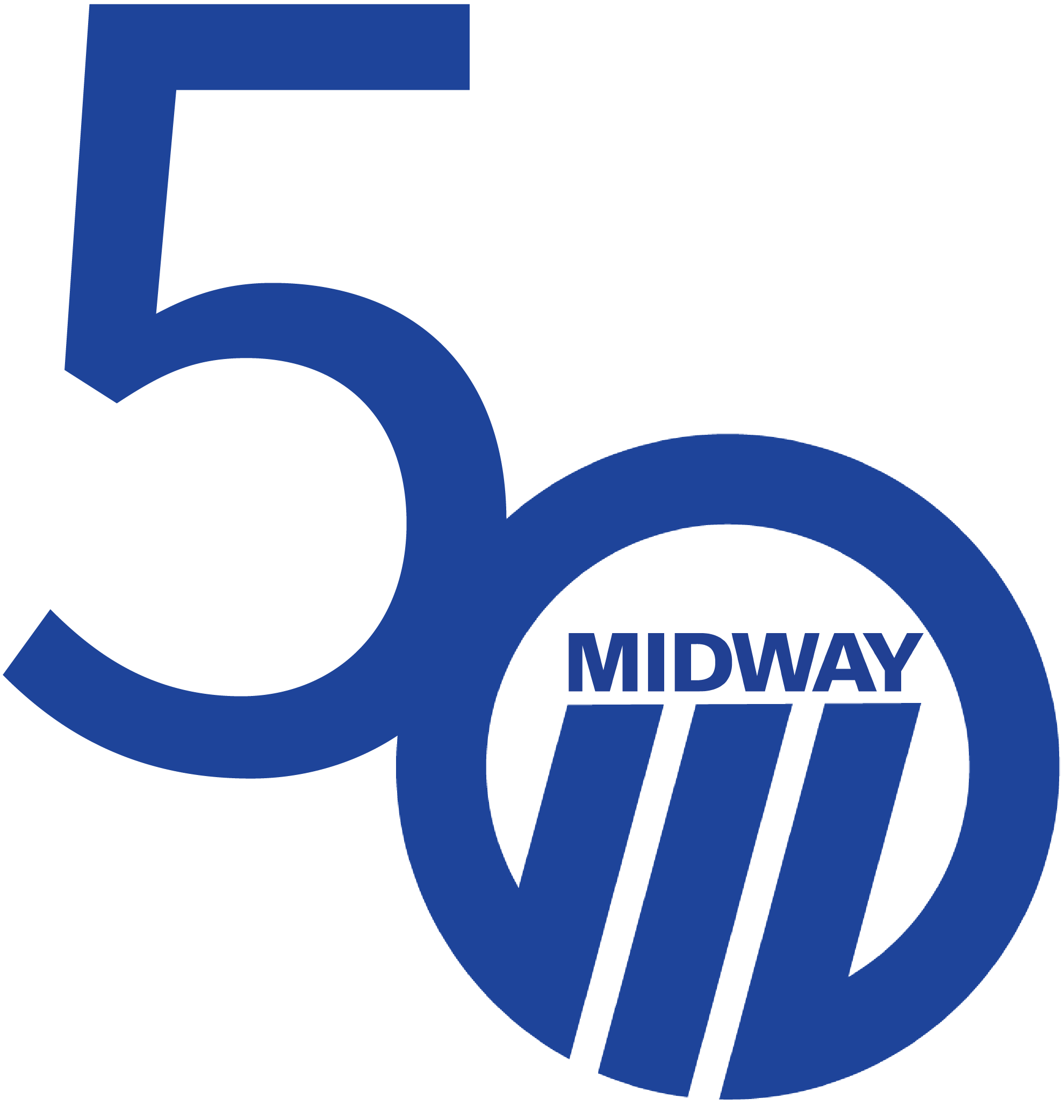 Midway 50th Logo